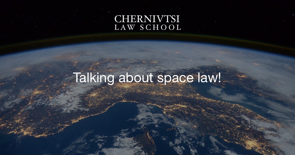 Taling about space law chnu law