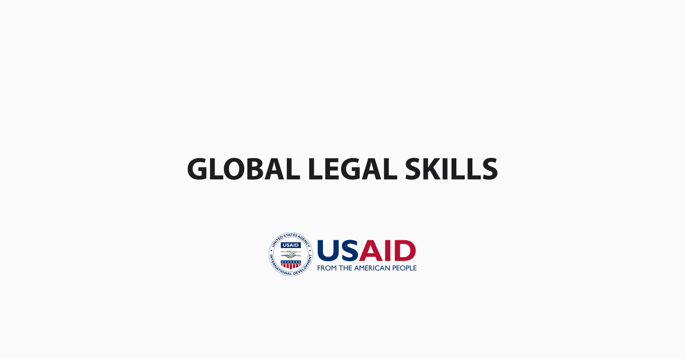 Global Legal Skills form USAID